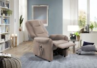Relaxsessel S Francis Stoff Bingo Savannah mit elektrischer Funktion und Aufstehhilfe