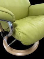 Stressless® Sunrise (M) Signature Sessel mit Hocker Paloma Amber Green