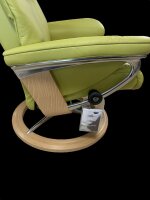 Stressless® Sunrise (M) Signature Sessel mit Hocker Paloma Amber Green