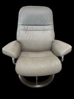 Stressless® Sunrise (M) Signature Sessel mit Hocker Paloma Special Silver Grey