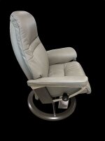 Stressless® Sunrise (M) Signature Sessel mit Hocker Paloma Special Silver Grey