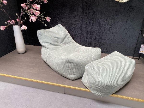 Sitzsack inkl. Hocker Big 24 Cord Mint